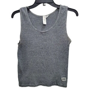 Donna Karan Intimates Women's Gray‎ Stripe Sleeveless Sleep Tank Top Size M
